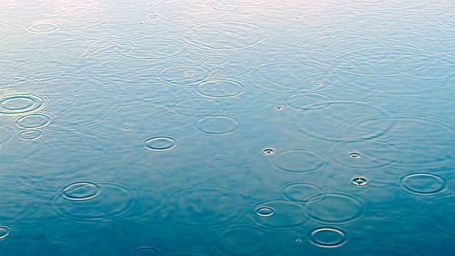 雨 水溜まり
