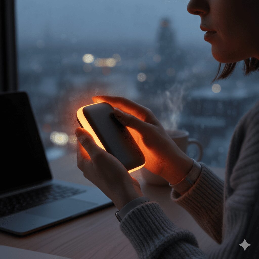 充電式カイロ 防寒