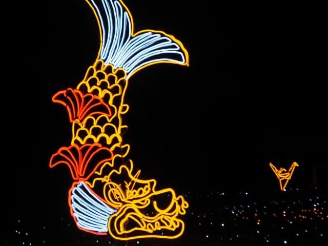 大阪城イルミナージュ ライトアップ